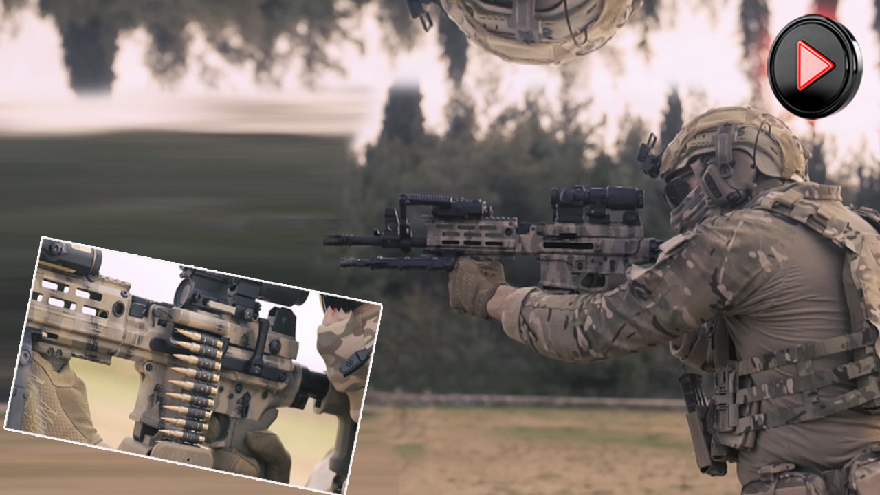 Hafif, seri ve ölümcül: Yerli makineli Tüfek Type L görücüye çıktı