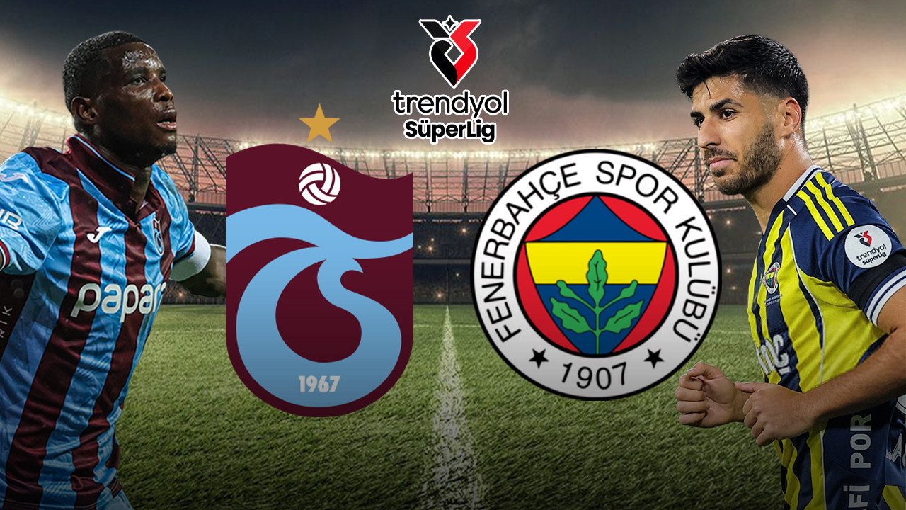 Trabzonspor-Fenerbahçe maçının ilk 11’leri belli oldu