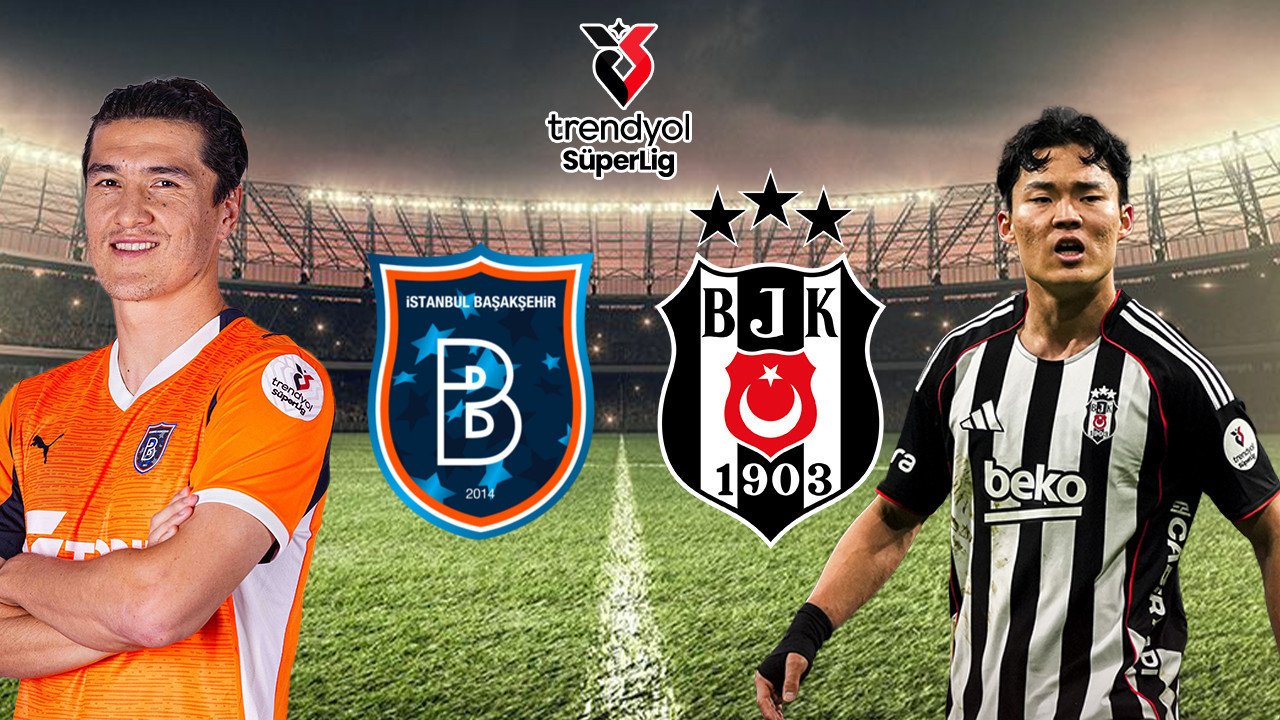 Başakşehir-Beşiktaş maçının ilk 11’leri belli oldu