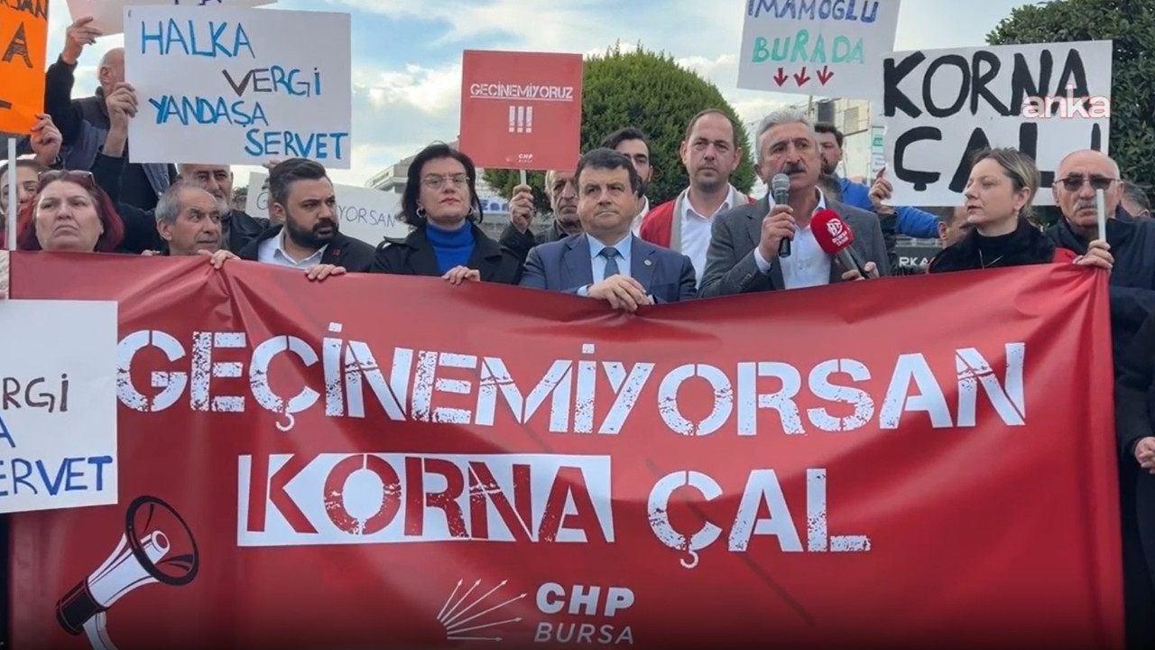 CHP'den 'Geçinemiyorsan korna çal' eylemi: 17 ilçede eş zamanlı protesto