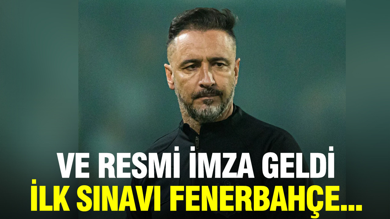 Ve resmi açıklama geldi: Vitor Pereira'nin ilk sınavı Fenerbahçe