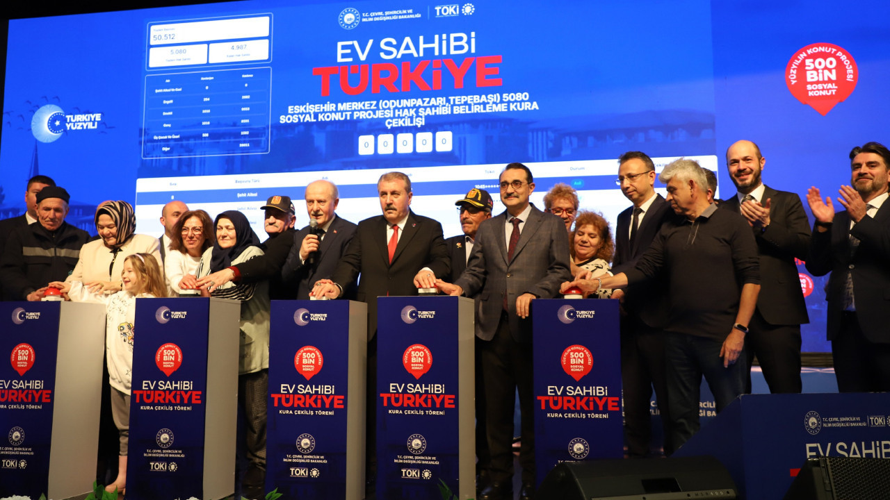 Eskişehir'de TOKİ kura sonuçları belli oldu