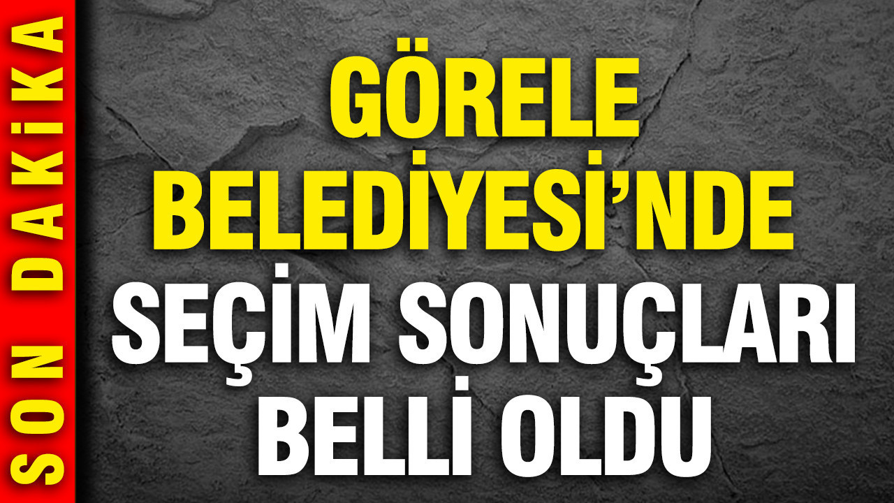 Görele Belediyesi'nde başkan vekili seçim sonuçları belli oldu