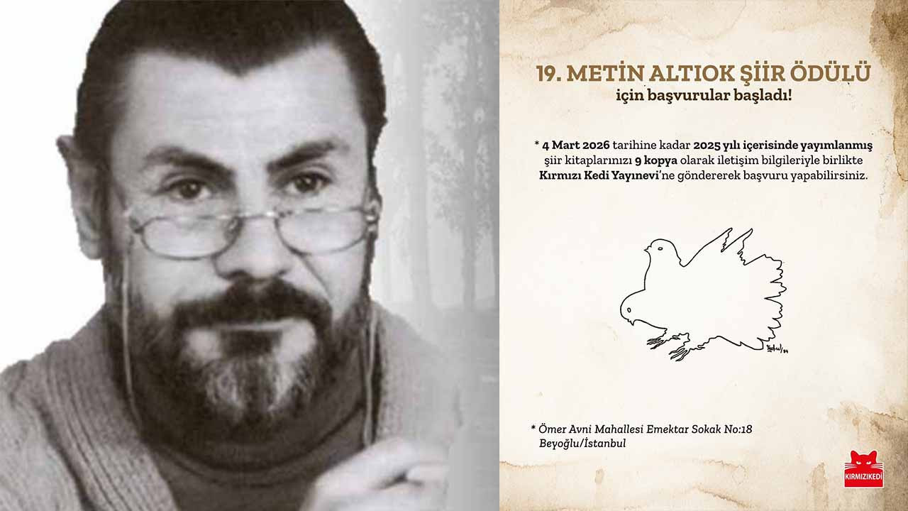 Metin Altıok Şiir Ödülü için başvurular başladı: Son tarih 4 Mart