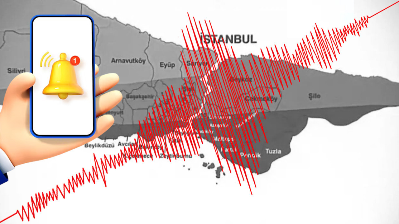 Telefonlara gelen uyarı: İstanbul’da kısa süreli deprem korkusu