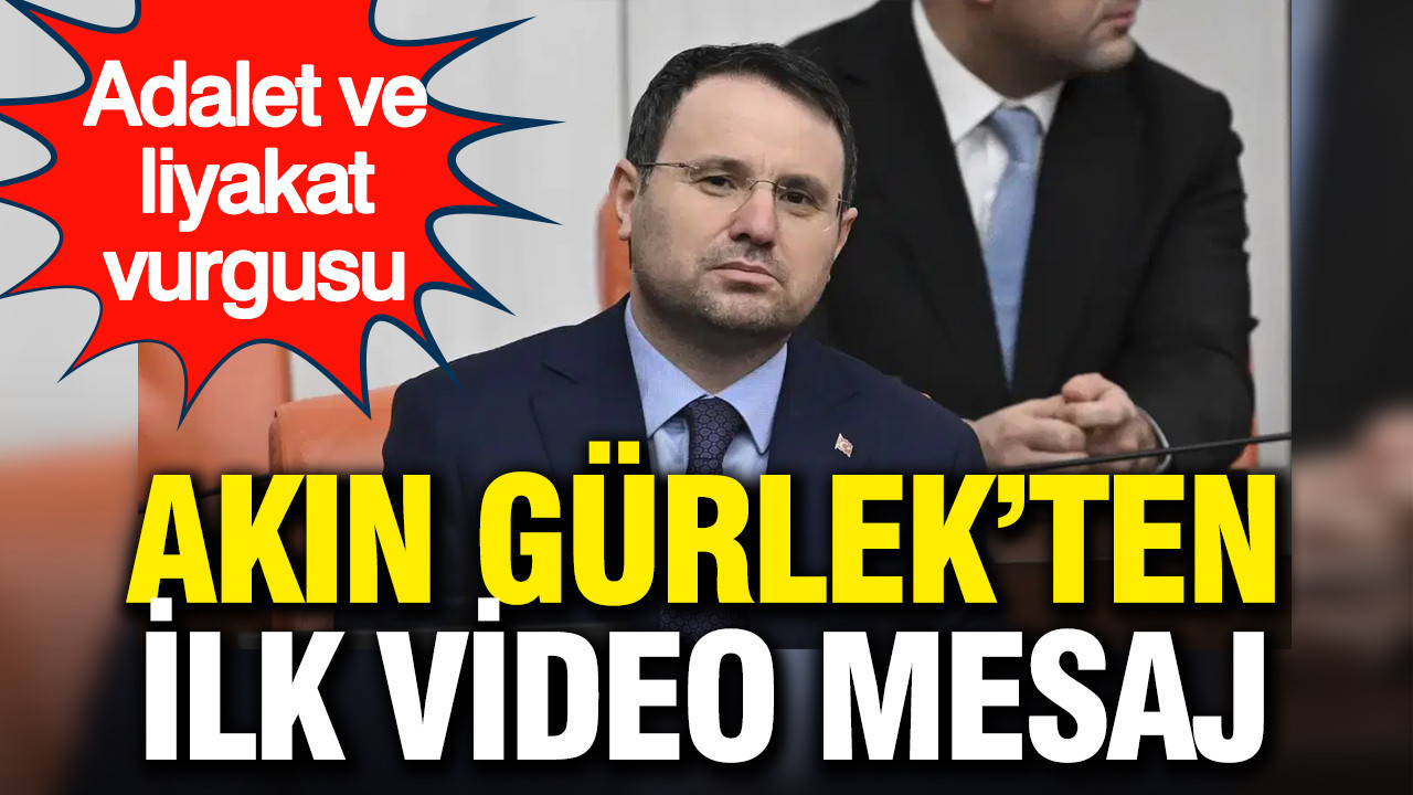 Adalet Bakanı Akın Gürlek, yol haritasını açıkladı, yargıya seslendi