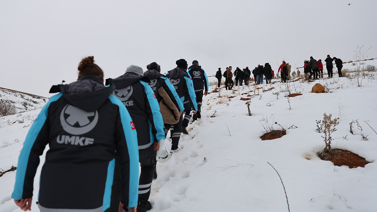 Bayburt’ta çığa karşı nefes kesen tatbikat