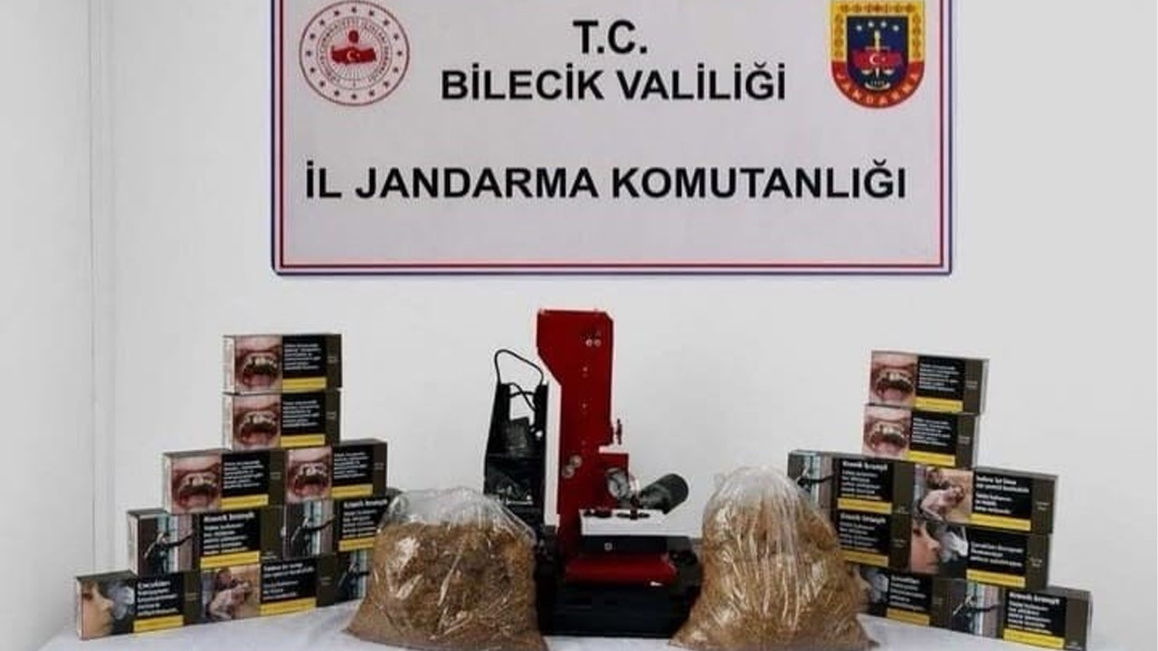 Bilecik'te 2 ayrı adreste yapılan aramada 3600 adet boş makaron ele geçirildi