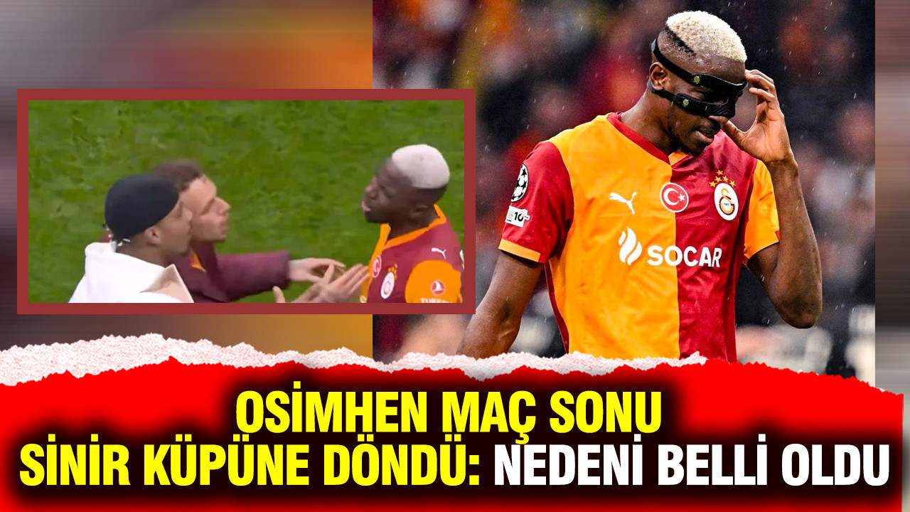 Osimhen maç sonu sinir küpüne döndü: Nedeni belli oldu...