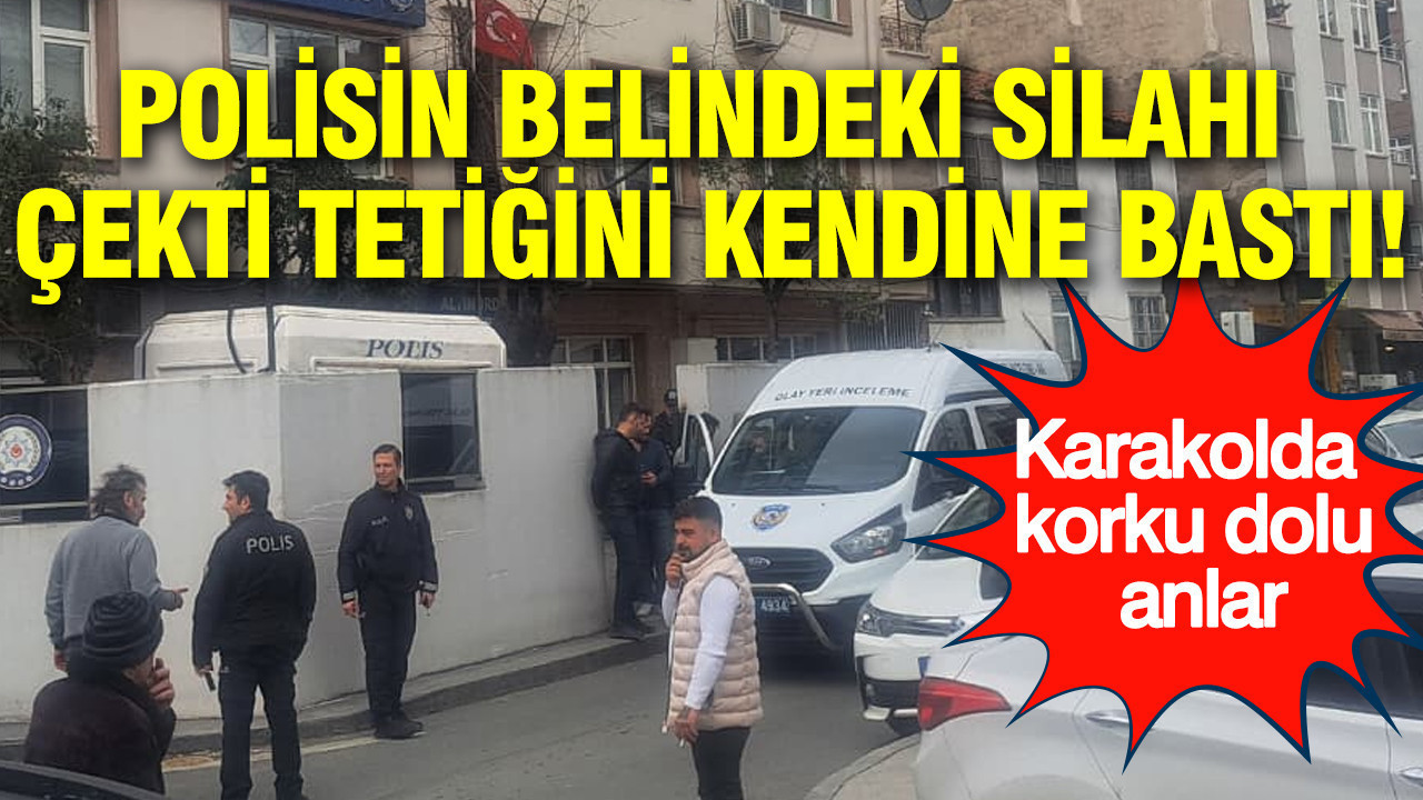 Polisin belindeki silahı çekti tetiğini kendine bastı: Ordu'da karakolda korku dolu anlar