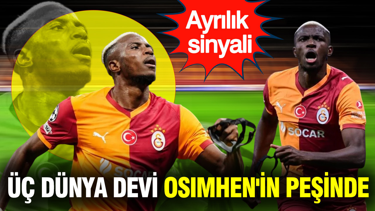 Ayrılık gerçekleşiyor mu? Avrupa'nın 3 devi Osimhen'in peşinde: İşte takımlar