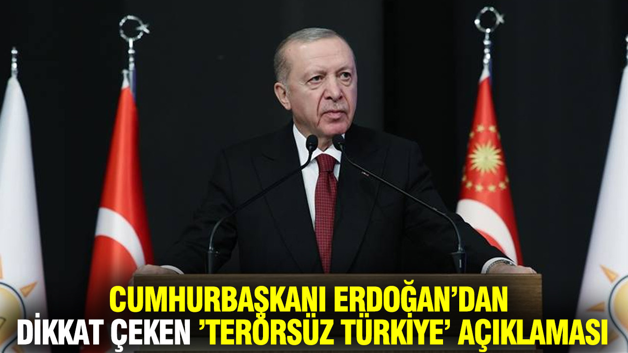 Cumhurbaşkanı Erdoğan: "Terörsüz Türkiye çalışmalarında ciddi anlamda mesafe aldık"