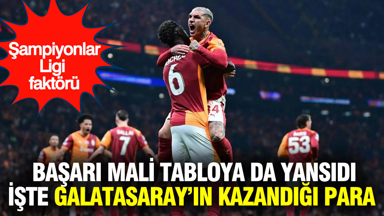 Galatasaray, Şampiyonlar Ligi'nde kasasını doldurdu: Potansiyel kazanç?
