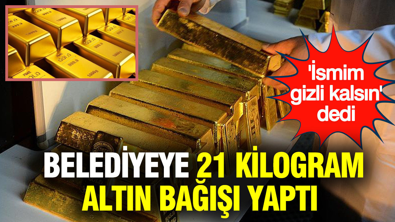 Japonya’da şaşırtan bağış: Belediyeye 21 kilo altın