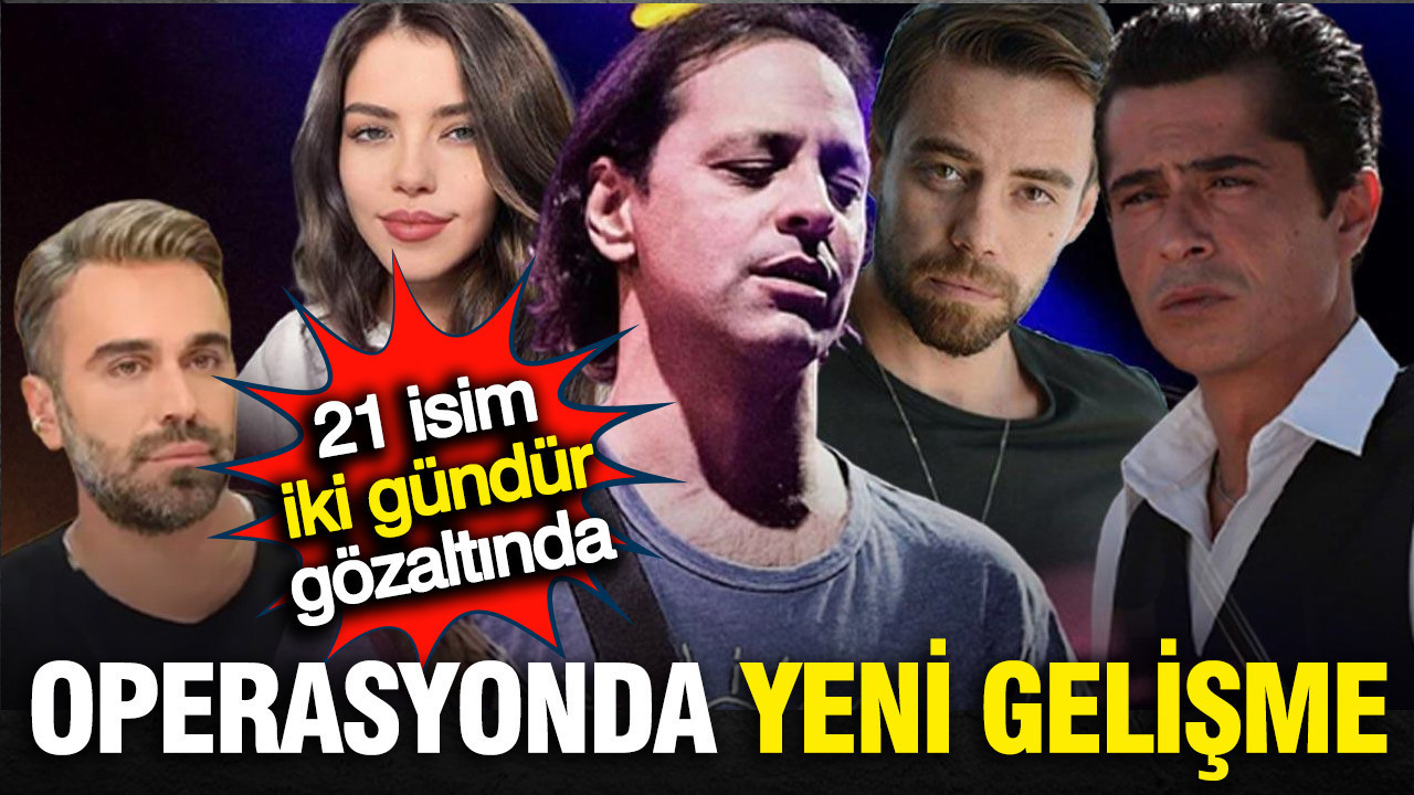 Uyuşturucu operasyonunda gözaltına alınan 21 ünlü adliyeye sevk edildi