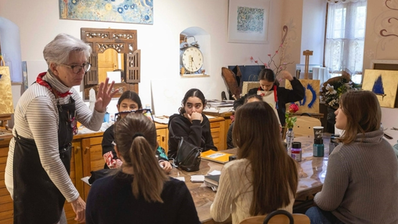 Datça’da öğrenciler sanata doydu