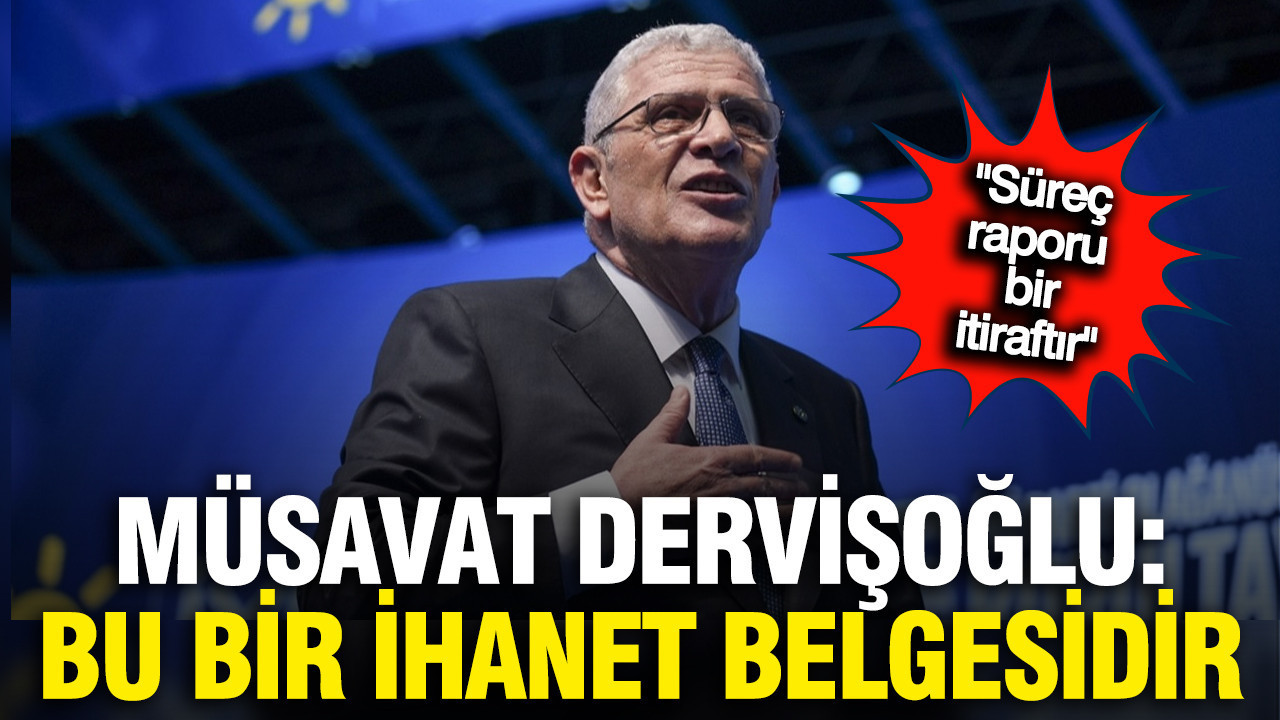 Dervişoğlu: PKK'nın silah bırakmadığı raporda itiraf edilmiştir