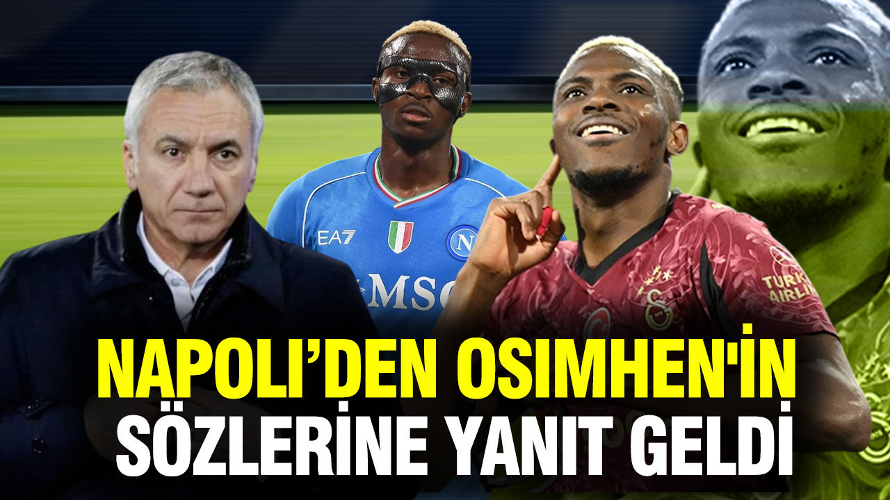 Napoli cephesinden Victor Osimhen'in sözlerine yanıt geldi