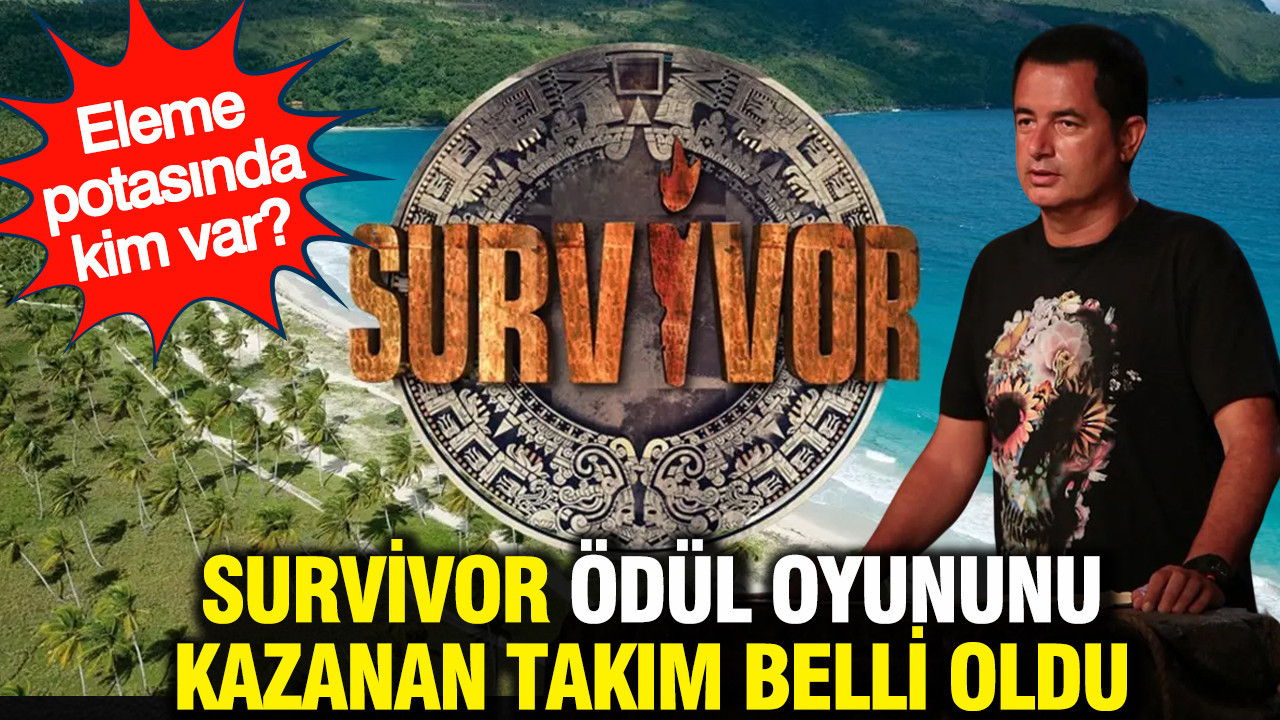 Survivor ödül oyununu kazanan takım belli oldu: Eleme potasında kim var?