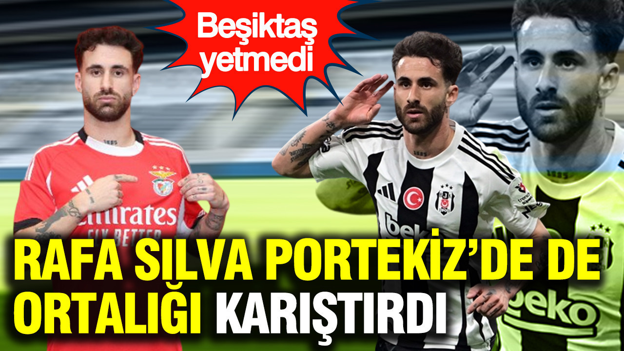 Beşiktaş'ı karıştırdığı yetmedi: Rafa, Benfica'da da ortalığı karıştırdı