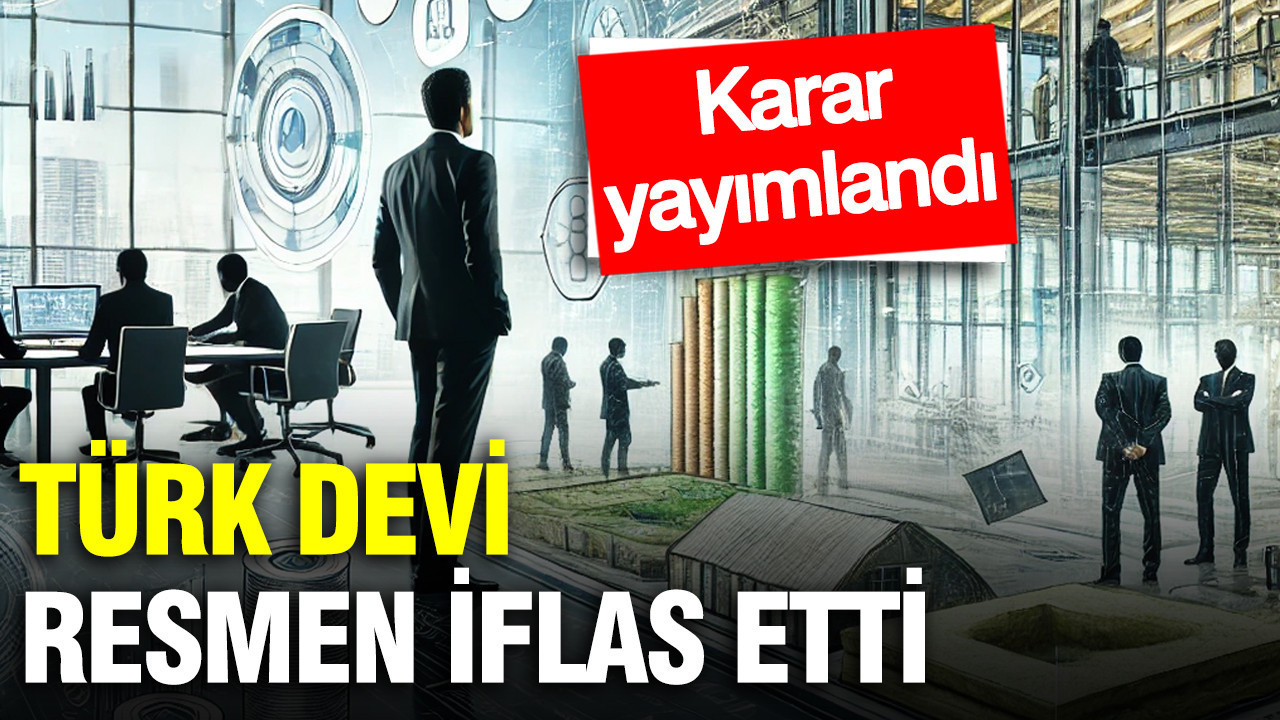Bursa'da tanınan firma iflas etti