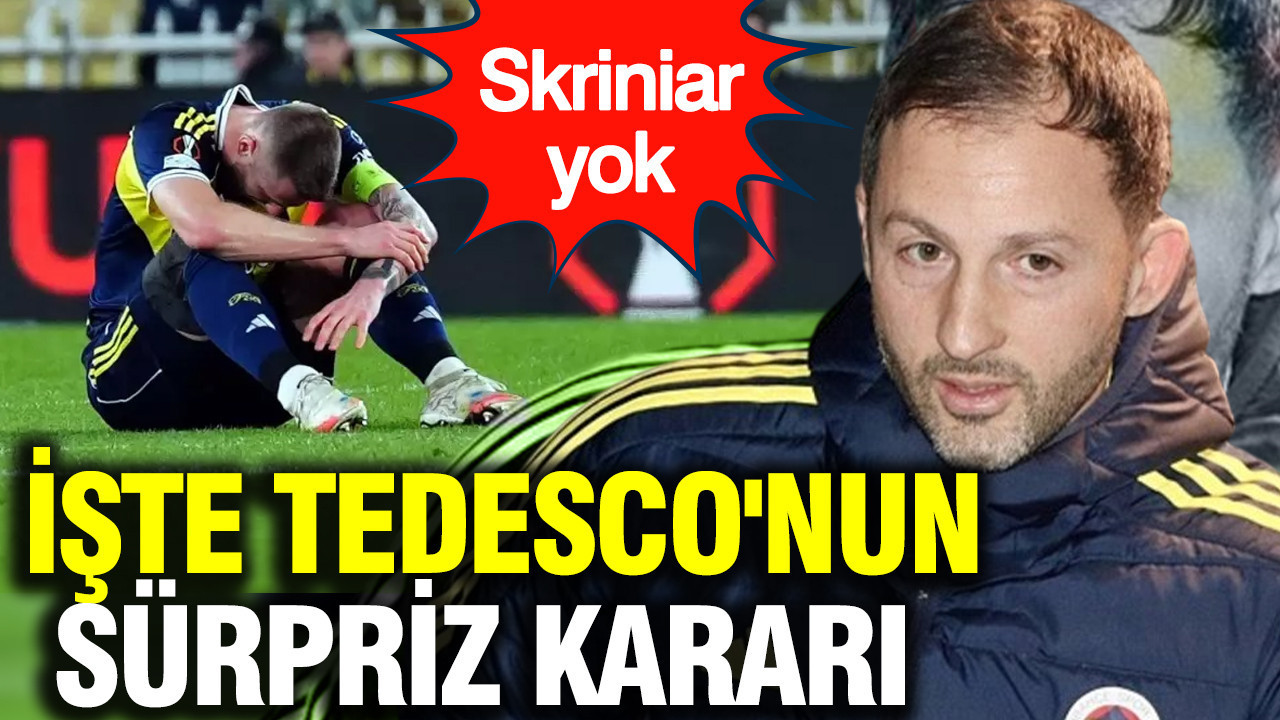 Skriniar uzun süre yok: İşte Tedesco'nun sürpriz kararı