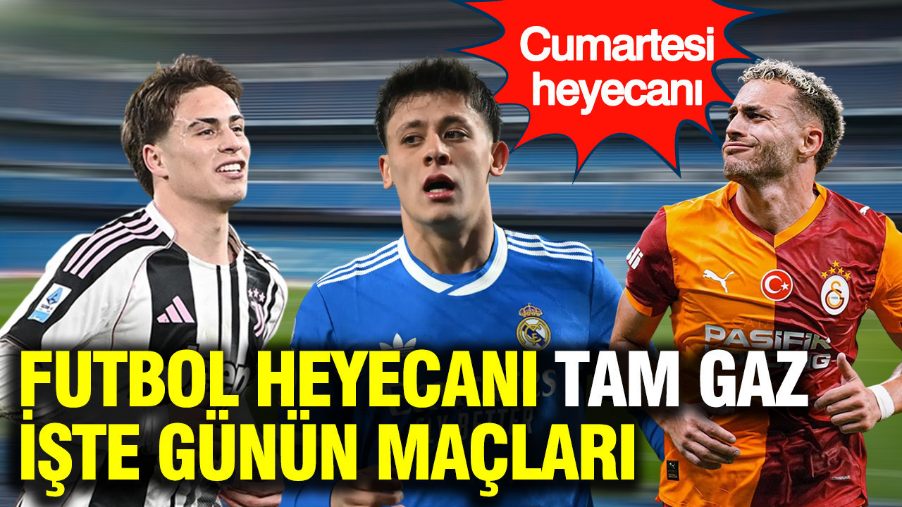Futbolseverler ekran başında: İşte Cumartesi gününün öne çıkan maçları