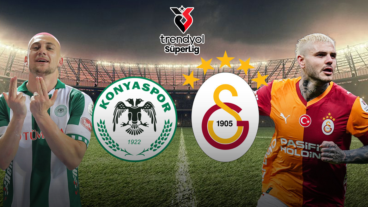 Konyaspor-Galatasaray maçının ilk 11'leri belli oldu