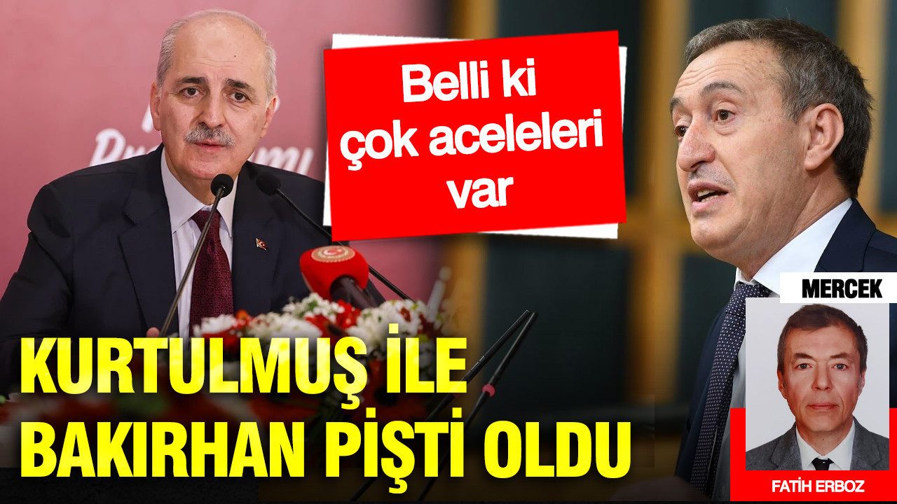 Kurtulmuş ile Bakırhan pişti oldu: Belli ki, çok aceleleri var