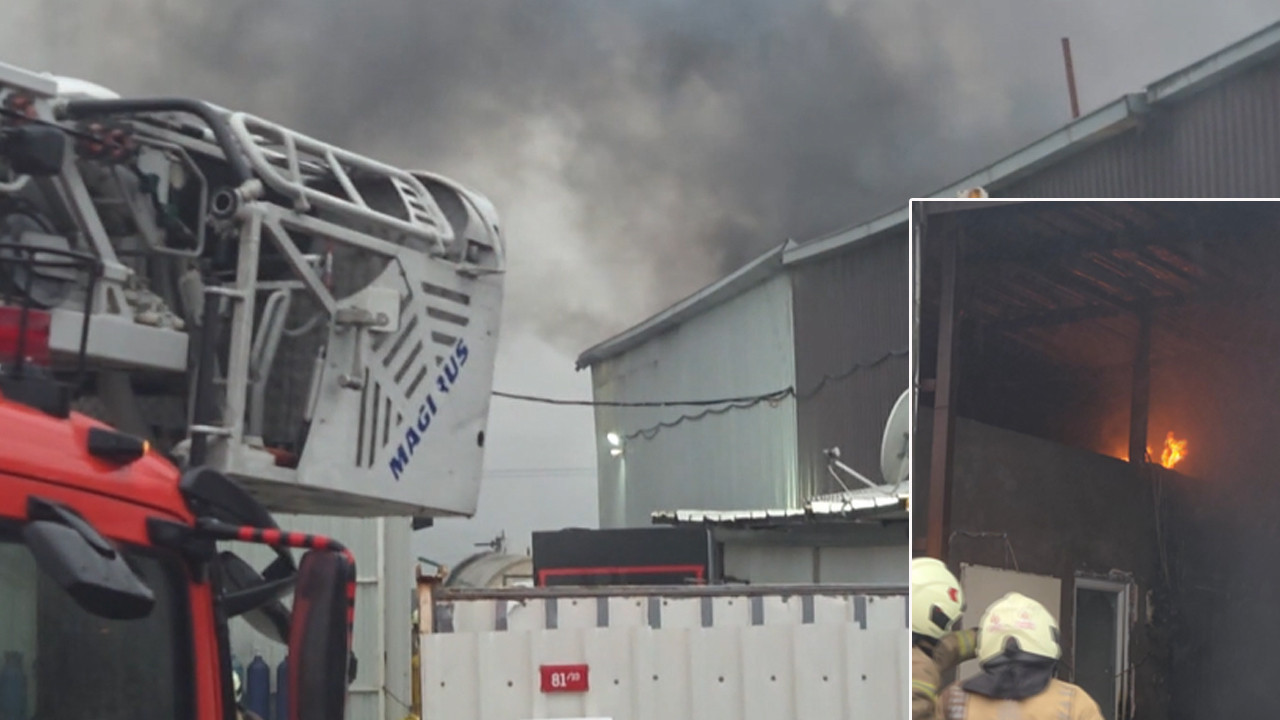 Alevler üç ayrı işyerini sardı: İstanbul semalarını dumanlar kapladı