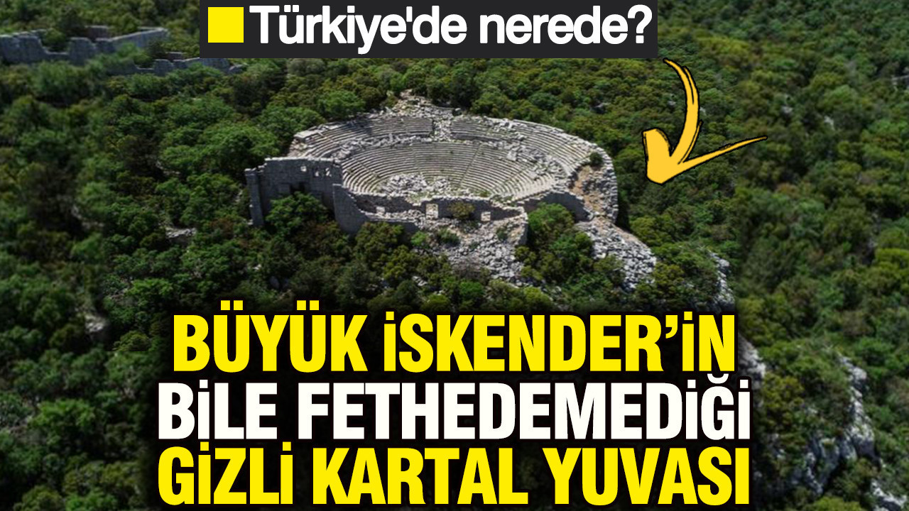 Büyük İskender'in fethedemediği gizli kartal yuvası: Termessos Antik Kenti Türkiye'de nerede?