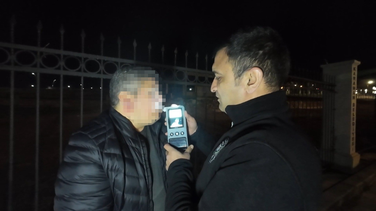 Karaman’da ‘dur’ ihtarına uymayan alkollü sürücüye 17 bin TL ceza