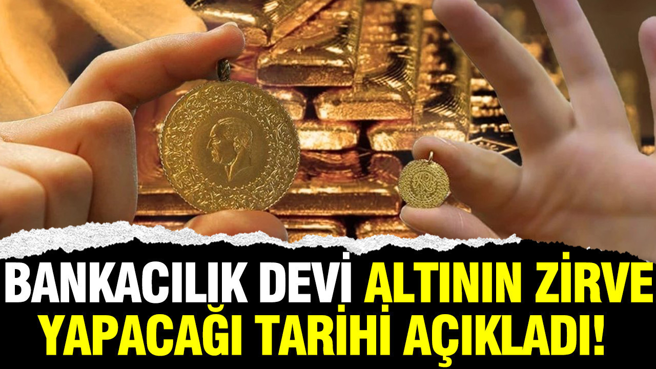 Bankacılık devi UBS altının zirve yapacağı tarihi açıkladı