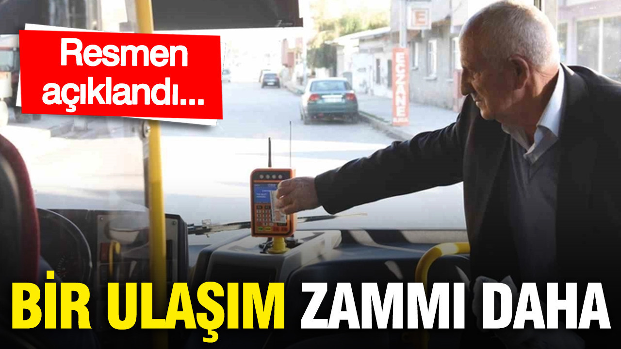 Erzurum'da ulaşıma zam kararı