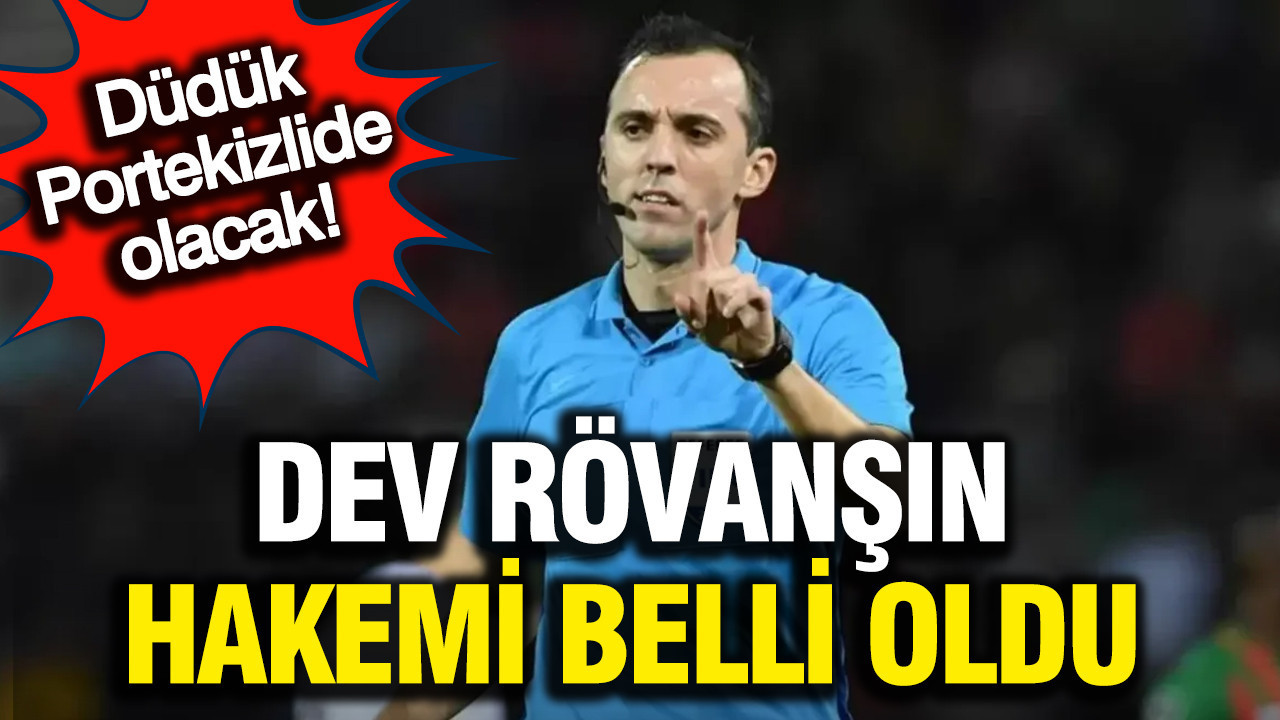 Juventus–Galatasaray maçını Portekizli hakem Pinheiro yönetecek