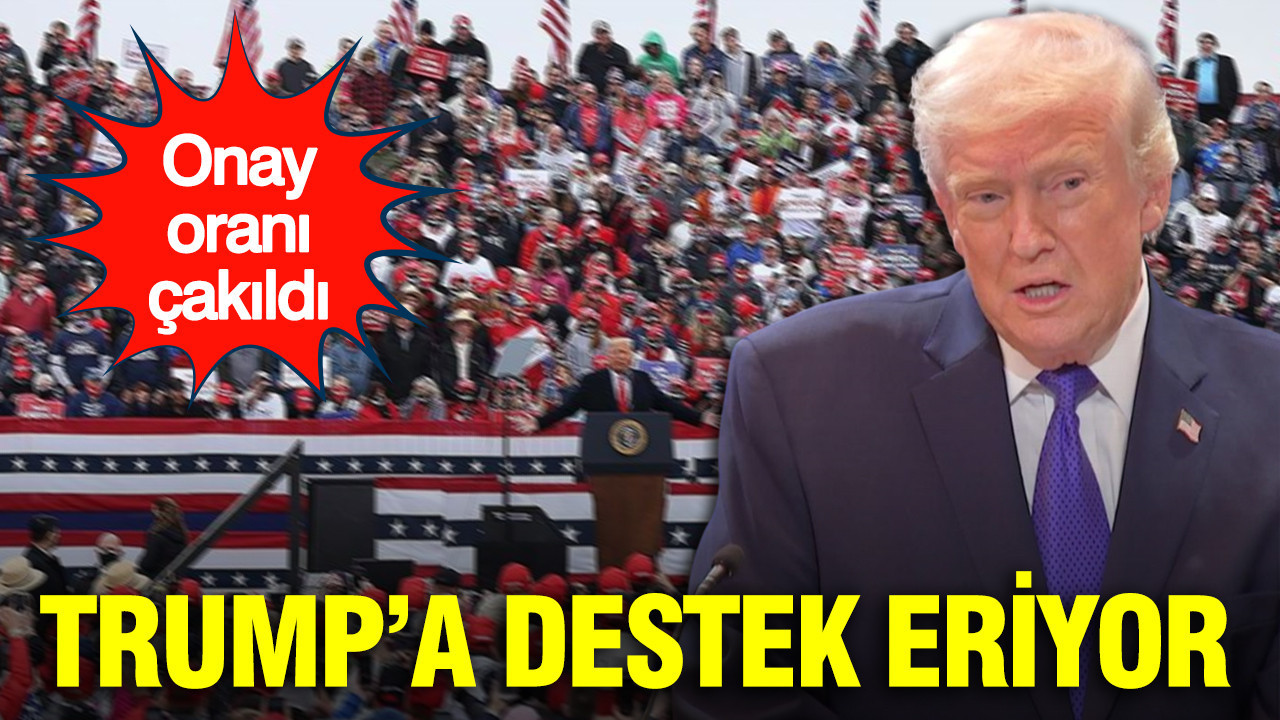 Trump’a destek eriyor: Onay oranı yüzde 40’a düştü