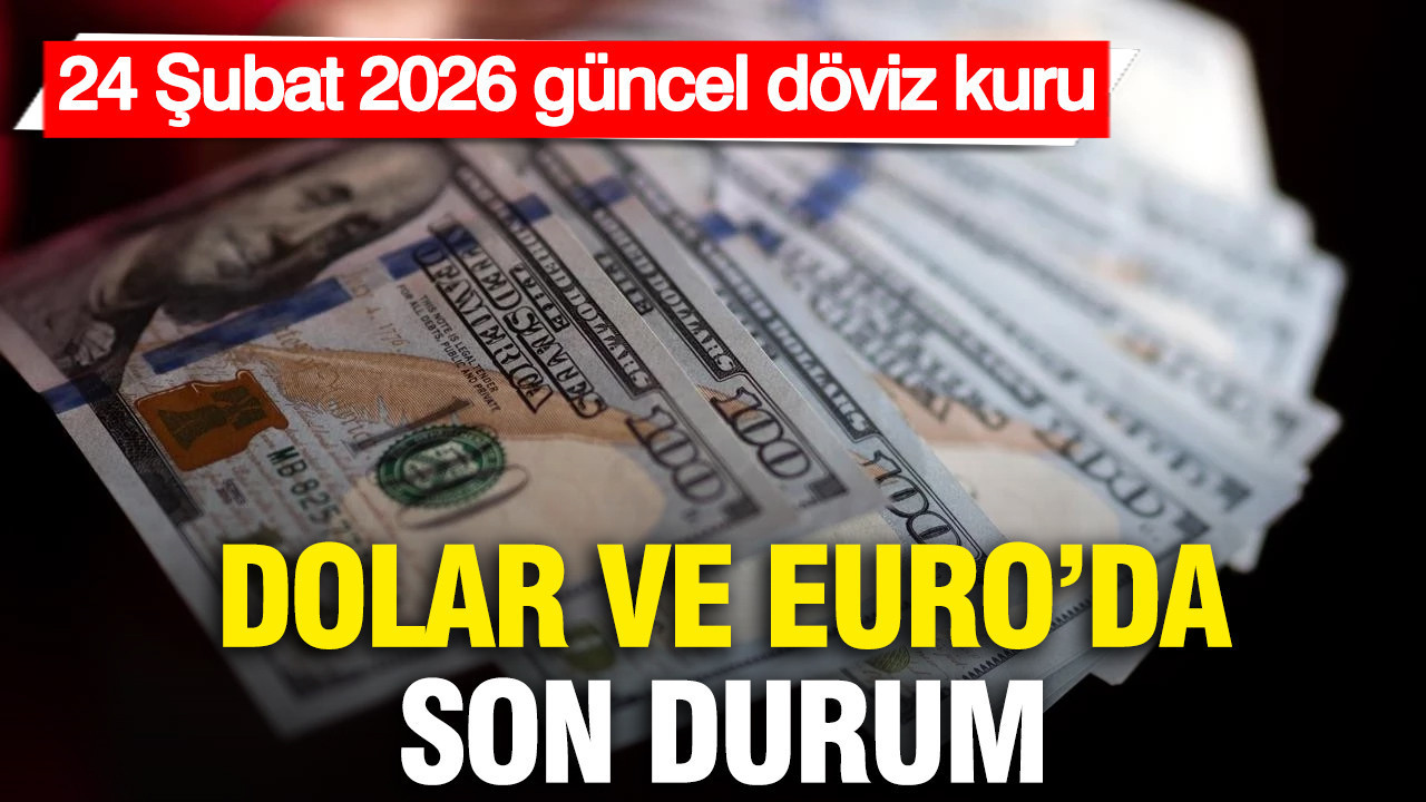 Dolar ve Euro'da son durum... 24 Şubat 2026 Salı günü güncel döviz kurları