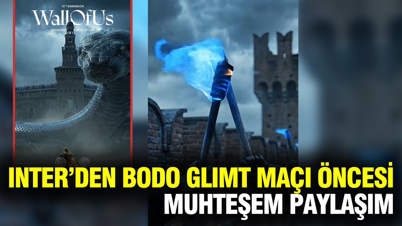 Inter'den, Bodo/Glimt maçına özel muhteşem video