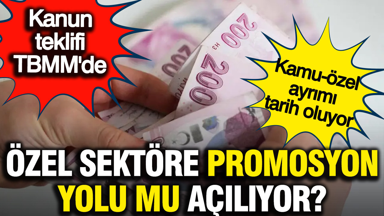Özel sektör çalışanları banka promosyonu alabilecek mi? Kanun teklifi Meclis'te