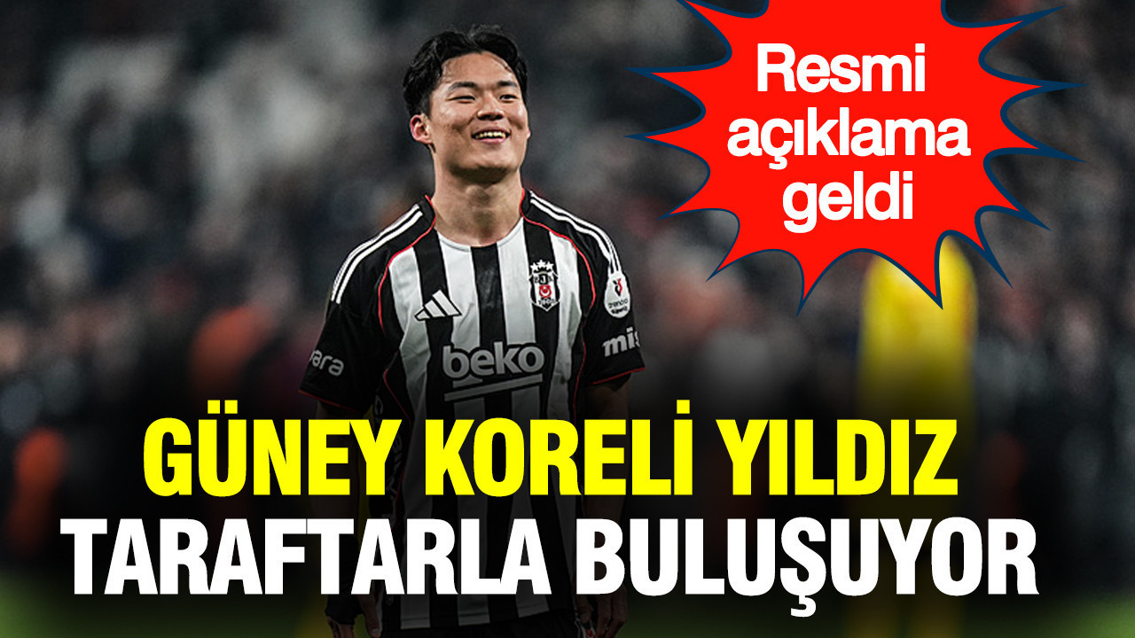 Beşiktaş açıkladı: Hyeongyu Oh taraftarla buluşuyor