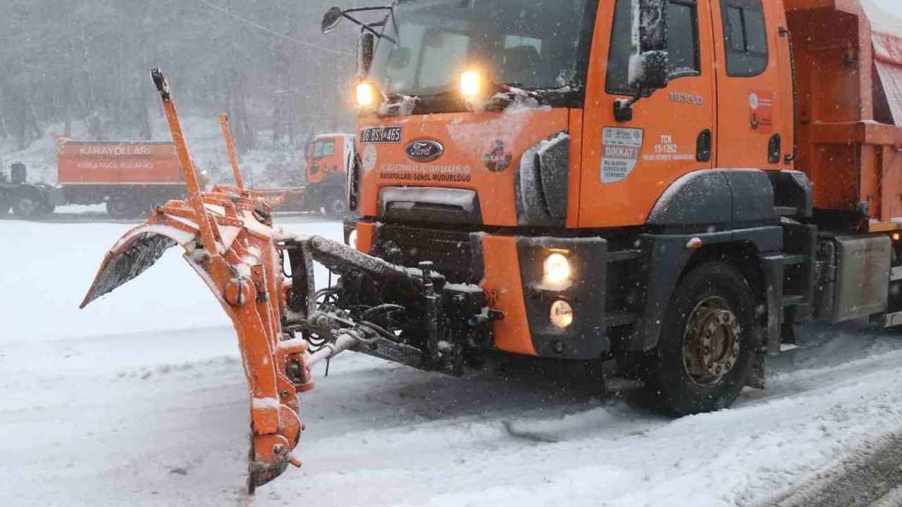 Bolu Dağı beyaza büründü