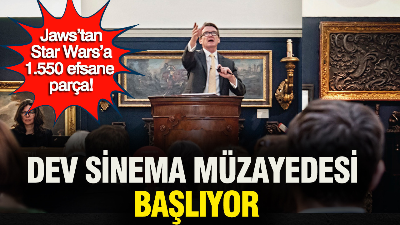Jaws’tan Star Wars’a 1.550 efsane parça: Dev sinema müzayedesi başlıyor