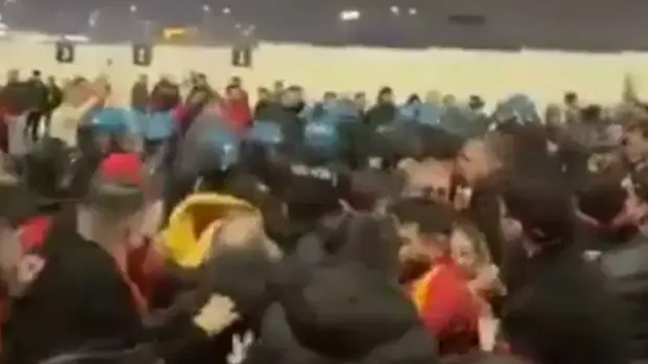 Juventus maçı öncesi Galatasaray taraftarlarına İtalyan polisi müdahale etti