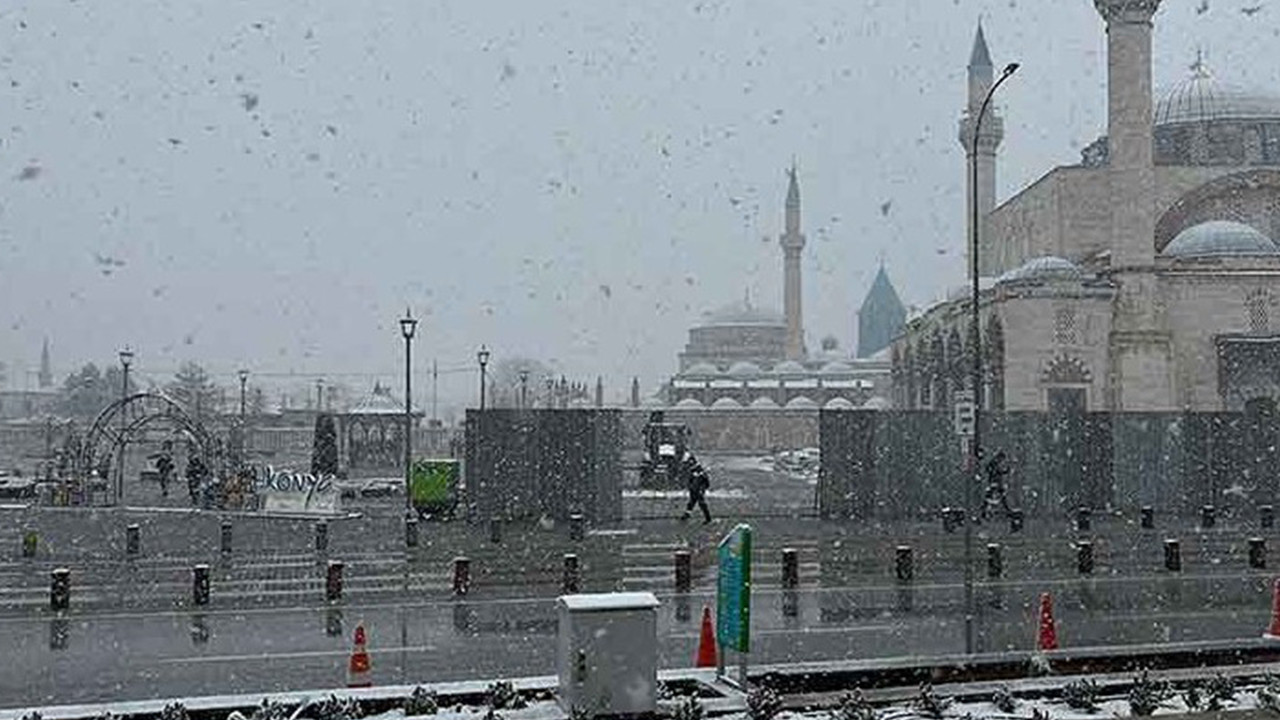 Konya’da kar sürprizi