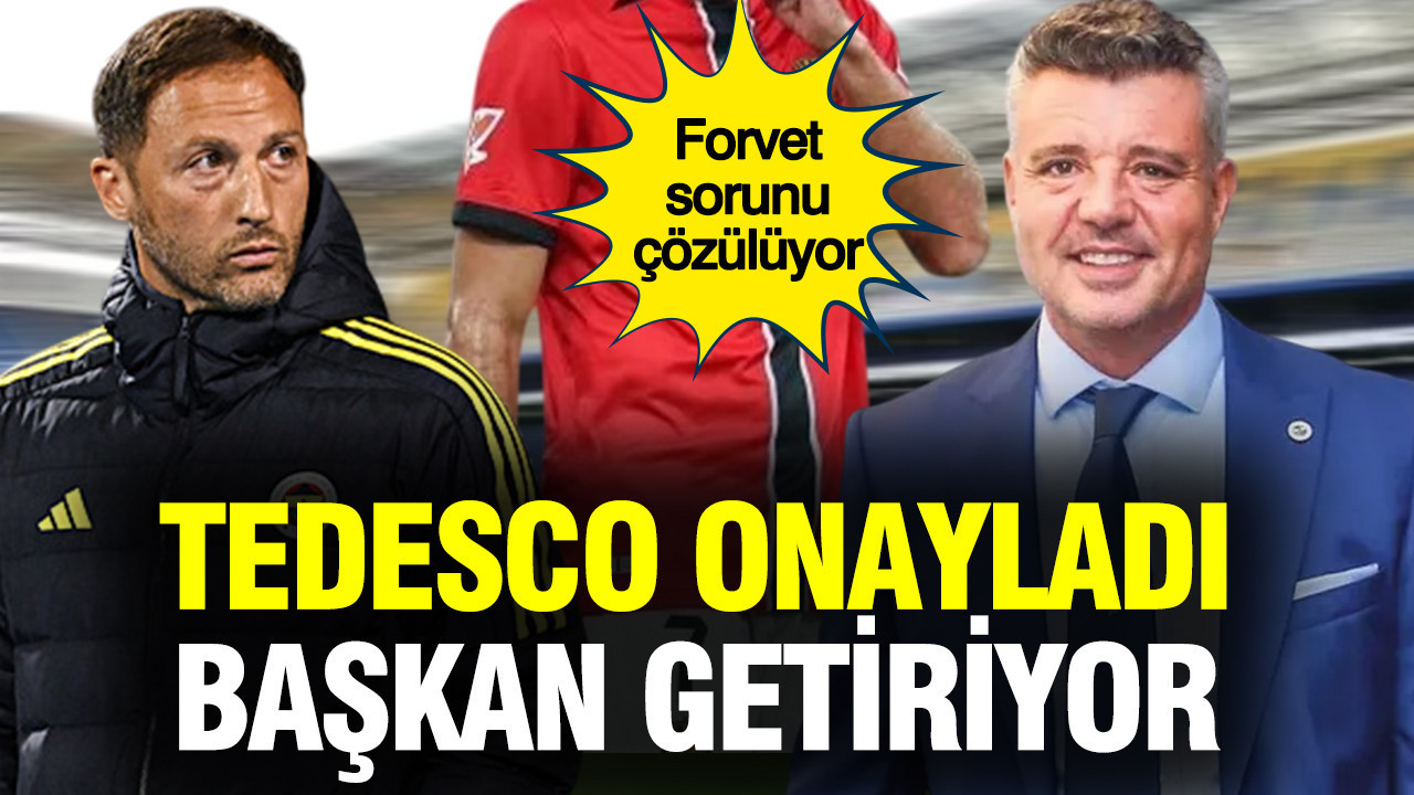 Tedesco onayladı, Saran getiriyor: Forvet sorunu çözülüyor