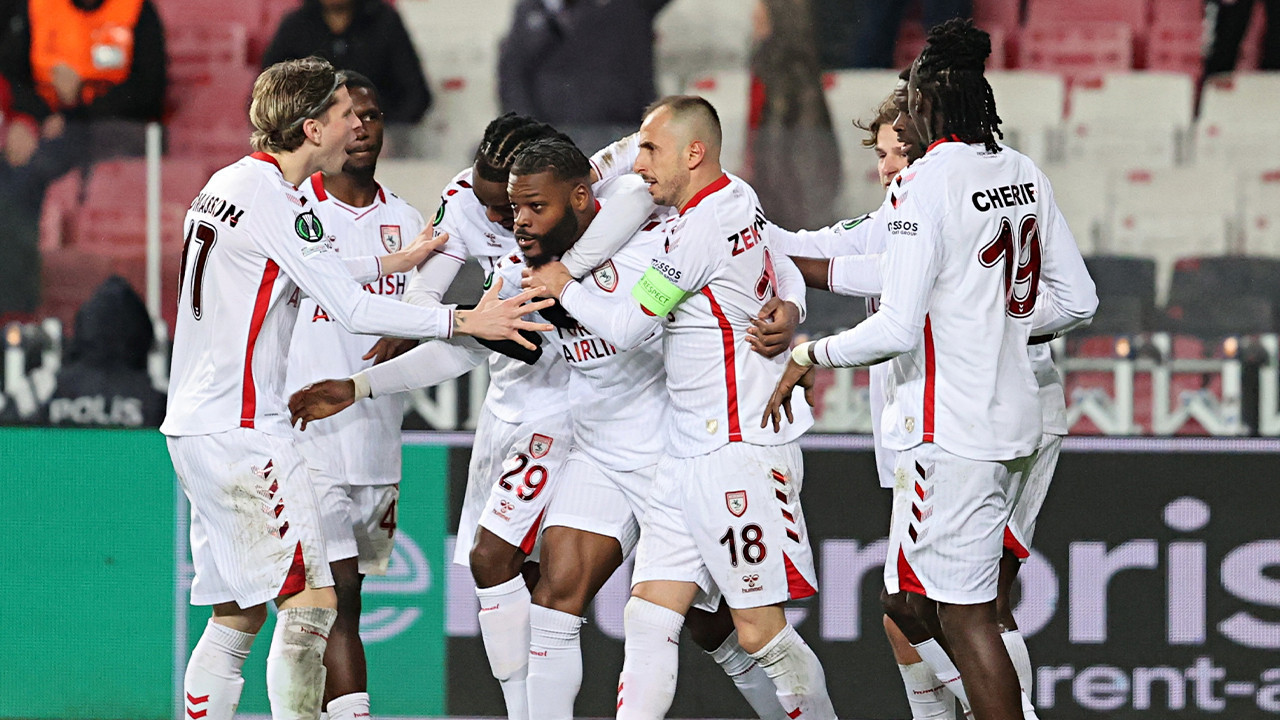 Samsunspor ikinci yarıda açıldı: Shkendija'yı 4 golle geçerek son 16'ya kaldı