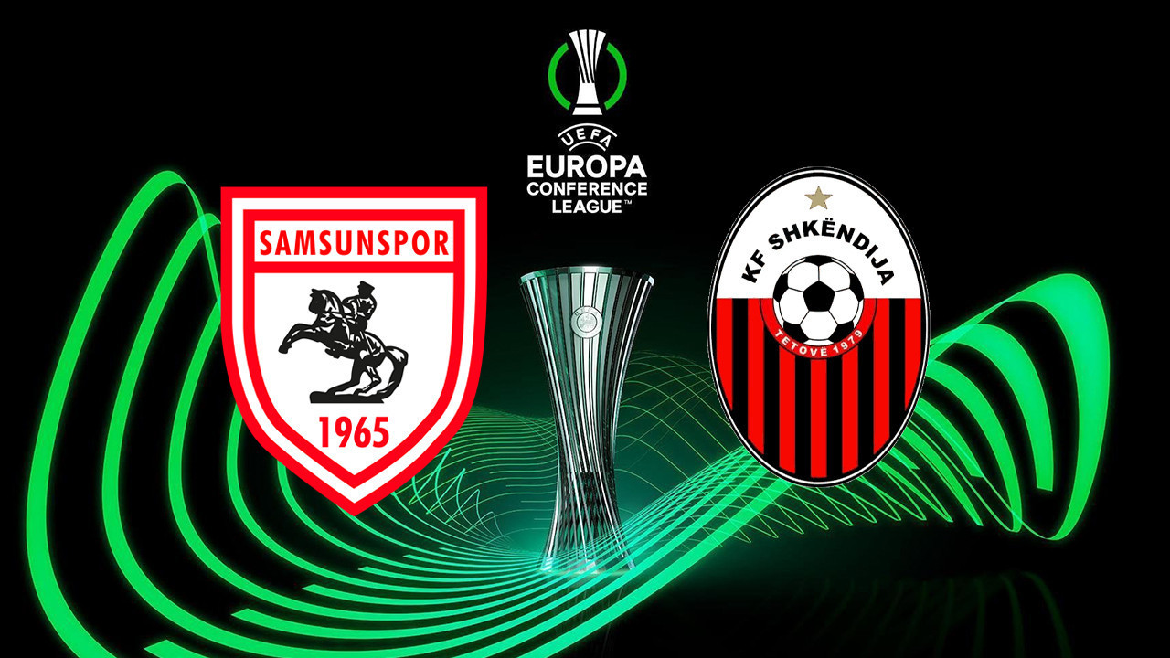 Samsunspor-Shkendija maçının ilk 11'leri belli oldu