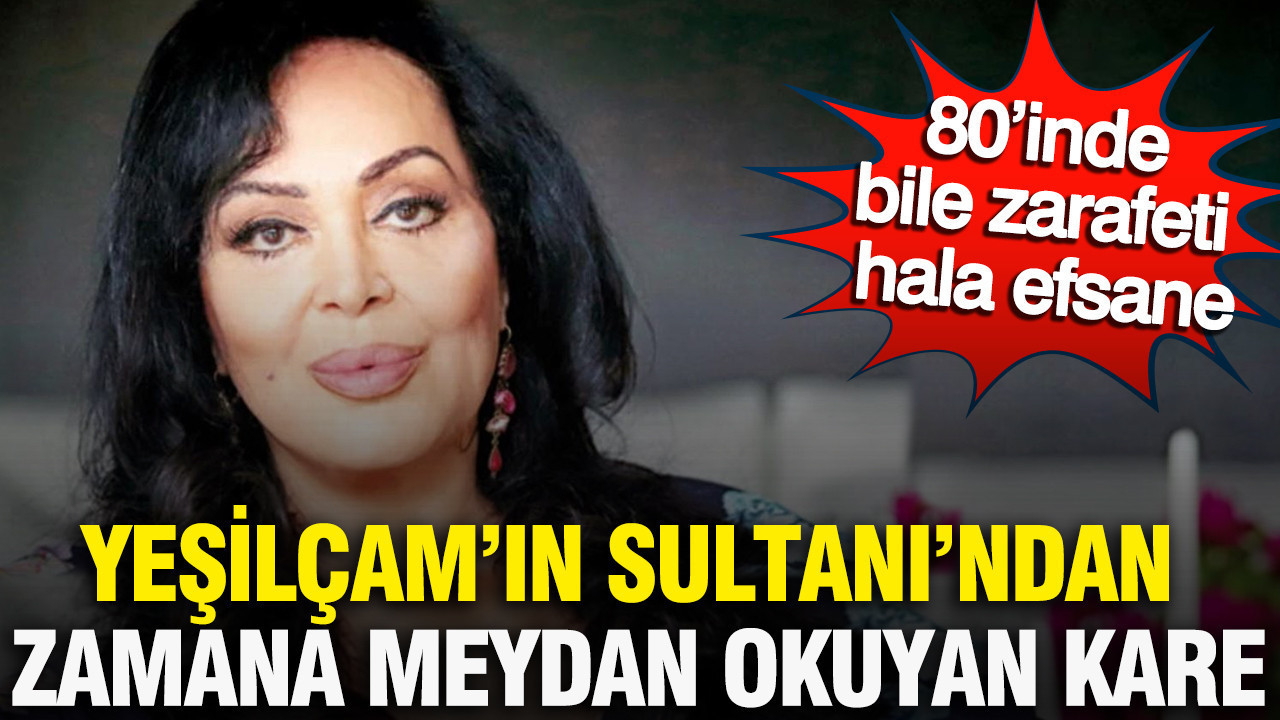 Yeşilçam’ın Sultanı Türkan Şoray’ın zamana meydan okuyan kare: 80’inde bile zarafeti hâlâ efsane