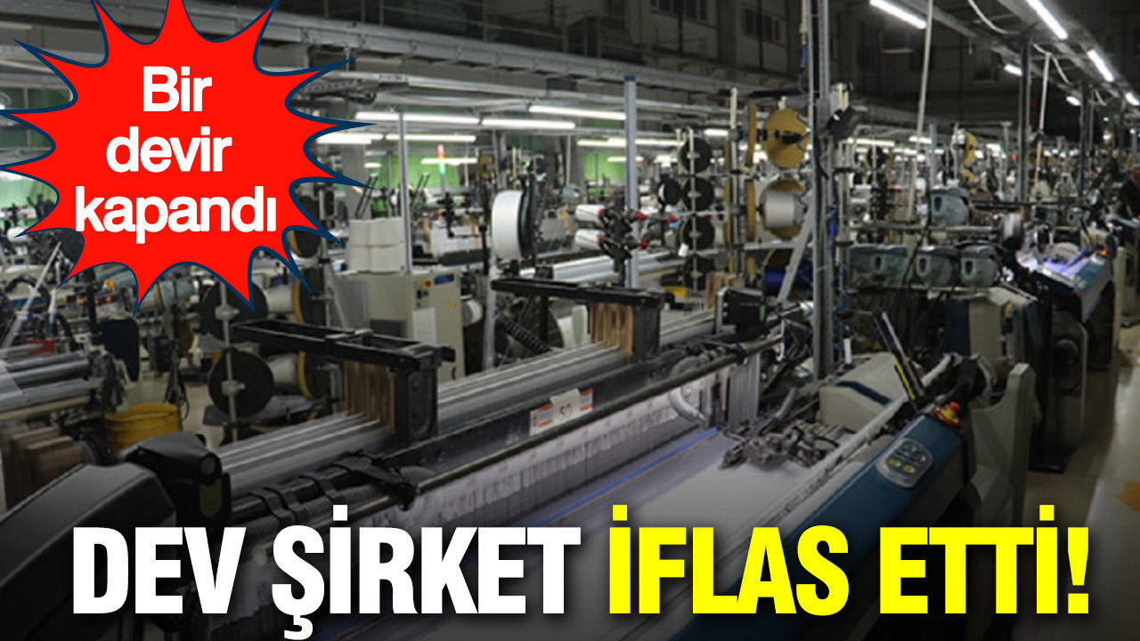 Köklü sanayi kuruluşu için iflas kararı verildi: Bursa tekstilinde bir devir kapandı