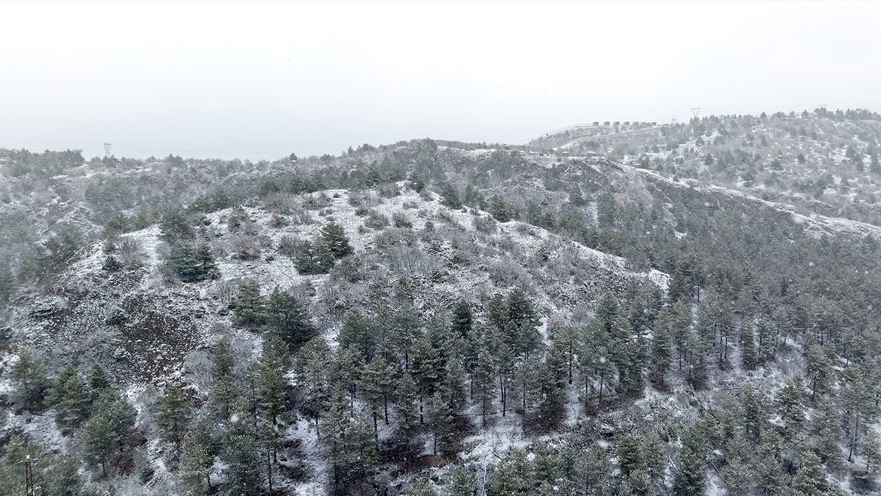 Çorum’da kar yağışı